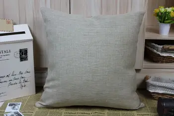 

Plain Linen Cushion Cover /Pillow Cover /pillows for sofa /Decorative cushion 45CM X45CM 40pcs/lot