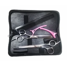 6 pulgadas familia conjunto tijeras de pelo profesional peluquería tijeras de alta calidad peluquería Sciccors herramientas tijeras de corte