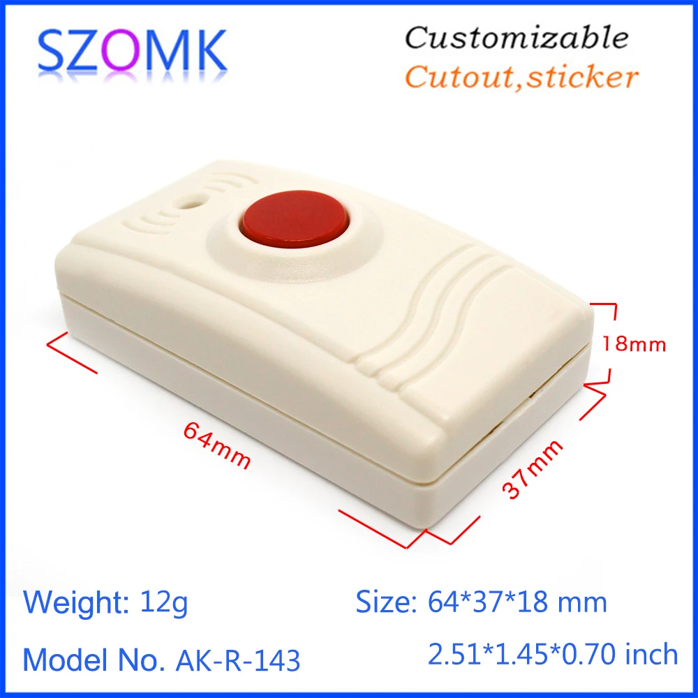 plastic electronics sensor enclosure control box szomk instrument housing case RFID project box (5)