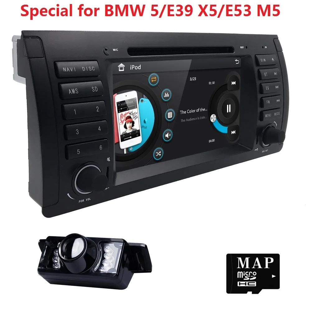1 Din автомобильный DVD плеер для BMW E39 E53 E38 M5 X5 1996 1997 1998 1999 2000 2001 2002 2003 мультимедиа GP