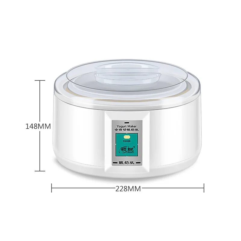 Электрическая Йогуртница Автоматическая многофункциональная лайнер из нержавеющей стали Natto рисовое вино йогурт машина с 7 чашками 1.5л мариновка