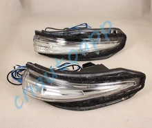 Car Rearview Mirror LED Side Turn signals Running Light Door Step Ground Lamp For Toyota Highlander 2015 / RAV4 2014