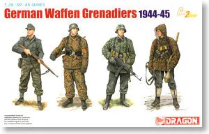 Модель Dragon 1/35 немецкая модель 6704 Waffen-SS Panzer Grenadier 1944-45 | Игрушки и хобби