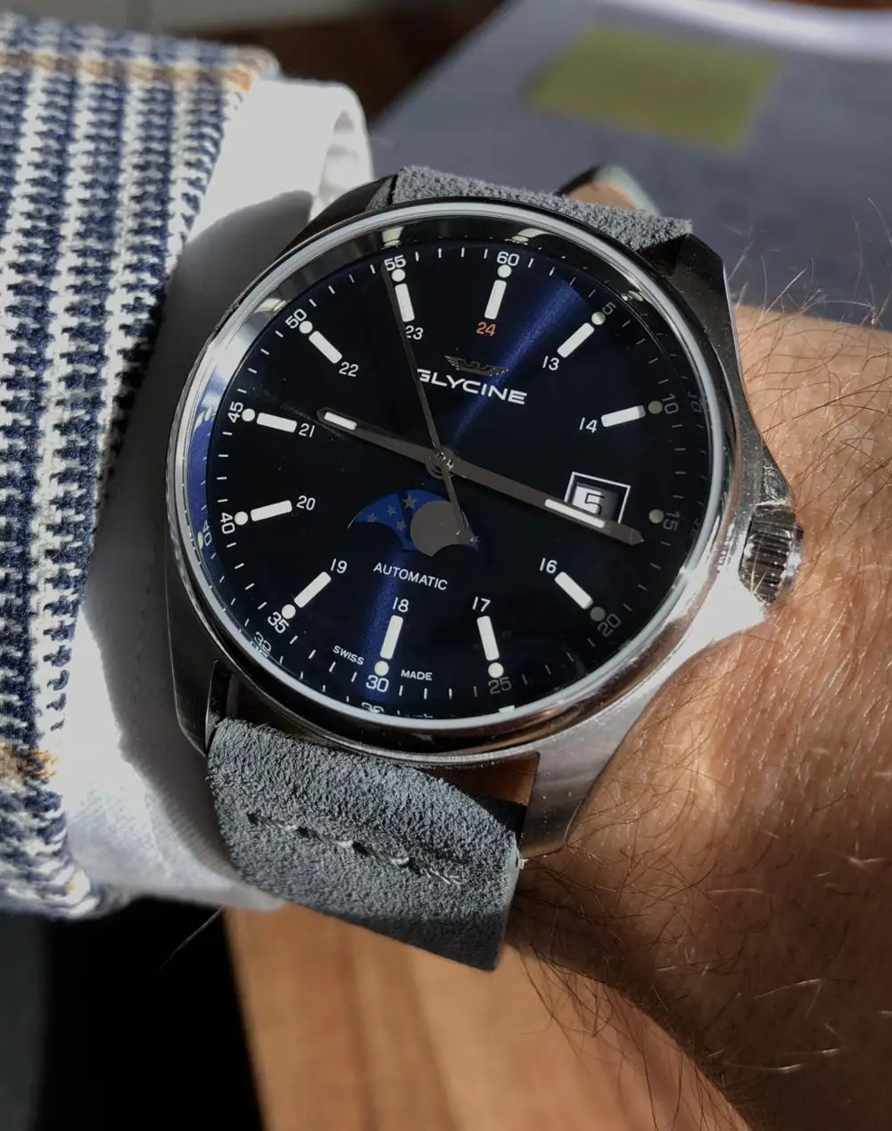 Cena EACHE Suede Design specjalny i klasyczny pasek do zegarka z prawdziwej skóry 18mm 20mm 22mm akcesoria do zegarków paski do zegarków