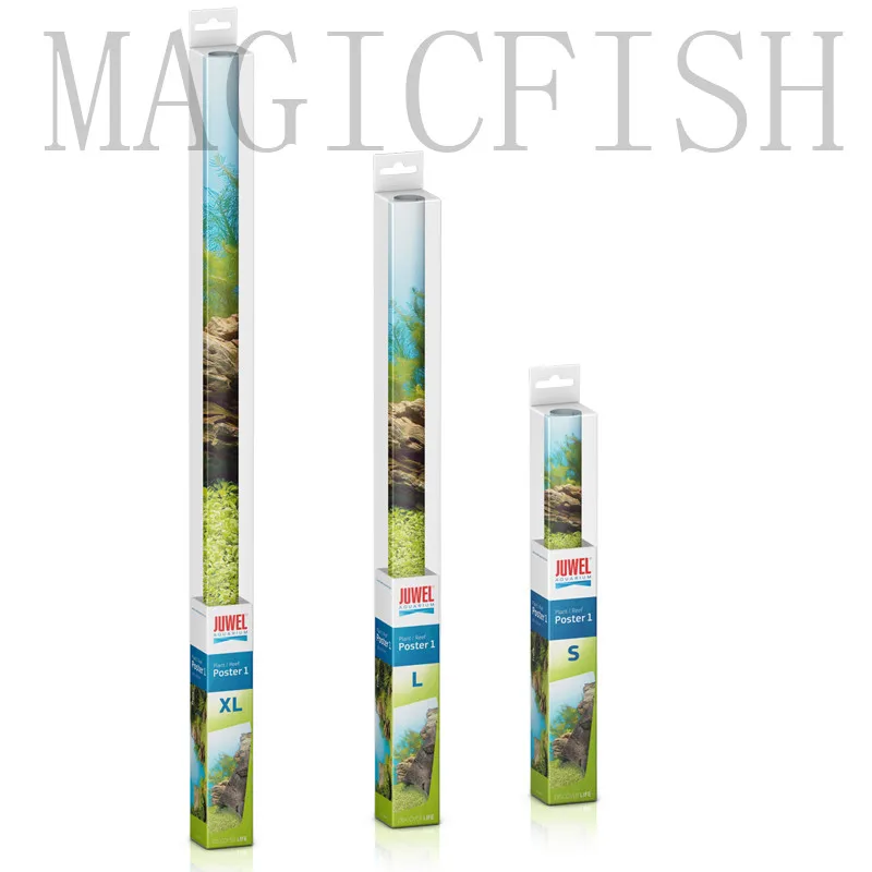 

Juwel HD Aquarium Backgrounds Painting Double Sides Fish Tank Background Poster Decoration Fish Tank Wall Background