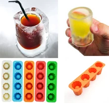 TTLIFE Ice Cube Tray Mold Makes Shot Glasses Ice Mould Novelty Gifts Ice Tray Summer Drinking Tool