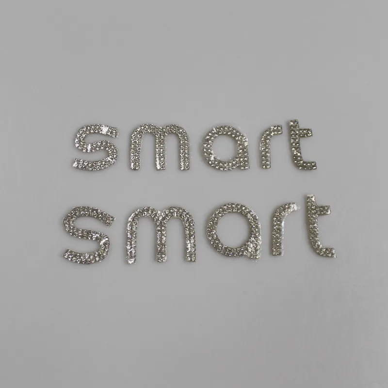 Автомобильная наклейка с буквенным логотипом для Mercedes Smart 453 451Fortwo Forfour блестящая