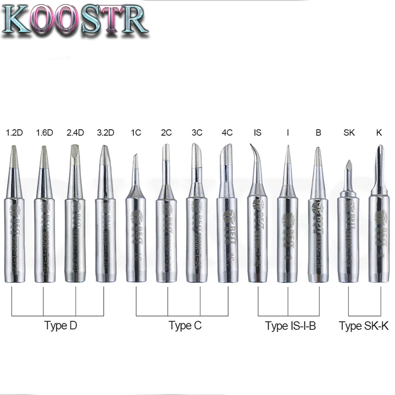 Soldering Iron Tips 900M standard BEST high quality Solder Welding Tips rework station soldering