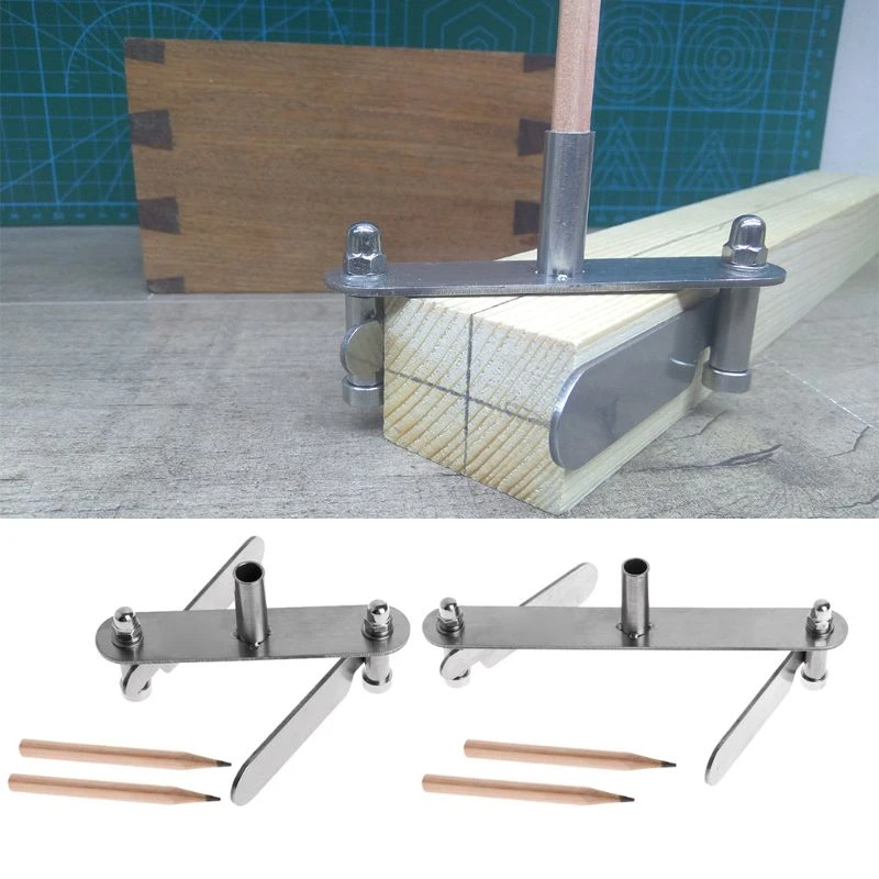 ShiSyan Woodworking kit Center Finder Pencil Mark Centering Subscriber Gauge Line Alignment Woodworking Tool 60mm Durable ShiSyan Woodworking kit Center Finder Pencil Mark Centering Subscriber Gauge Line Alignment Woodworking Tool 60mm Durable