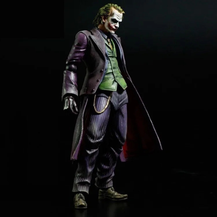 Play Arts Бэтмен Темный рыцарь Джокер фигурка Коллекционная модель игрушки 25 см