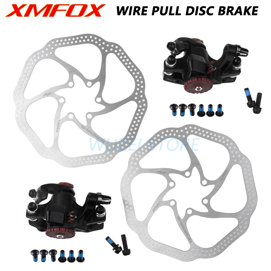 MTB Mountain Bicycle BB5 Mechanical Disc Brake Caliper+1 Pair V Brake Levers