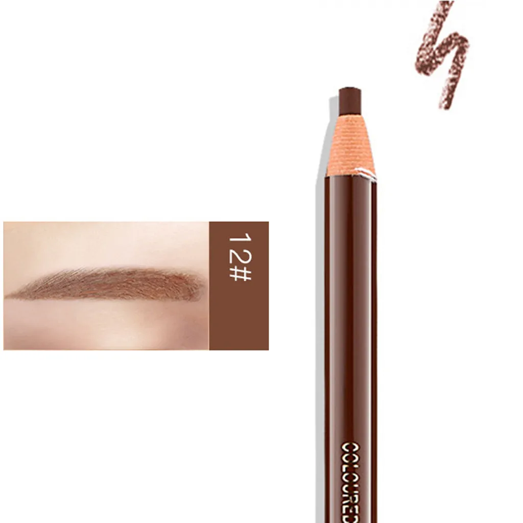HENGSI 1 шт. тату-ручка для бровей водонепроницаемый Перманентный макияж карандаш для бровей позиционирование губ Карандаш для бровей усилитель#2 - Цвет: Light Coffee  12