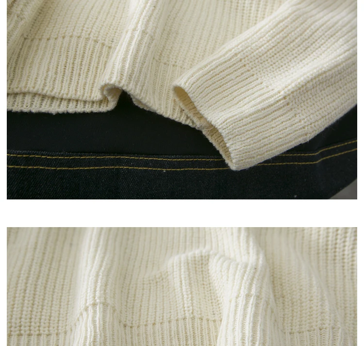 Fengguilai мужские свитера с отложным воротником, однотонный простой Универсальный корейский стиль, повседневный мягкий теплый вязаный свитер для мужчин, свободный тренд
