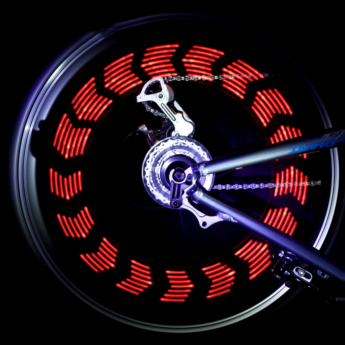 Leadbike Tire Rim Light Bicycle Colored Spoke with Switchable 30 Patterns | Спорт и развлечения