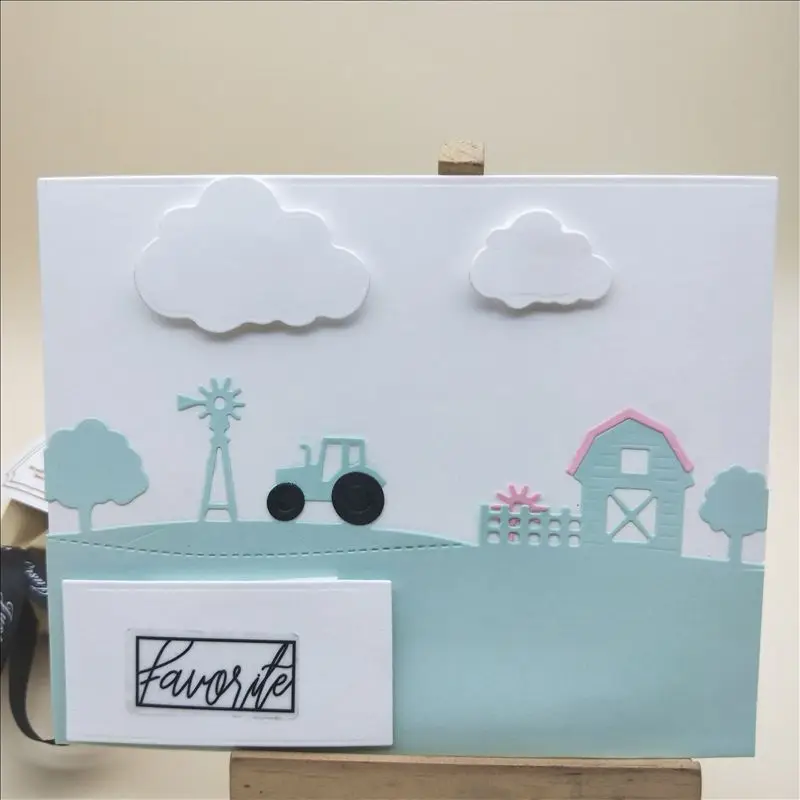 

Cartoon car dies Metal Cutting Dies Architecture New 2019 Craft Stamps Die Cut Embossing Card Making Stencil Frame