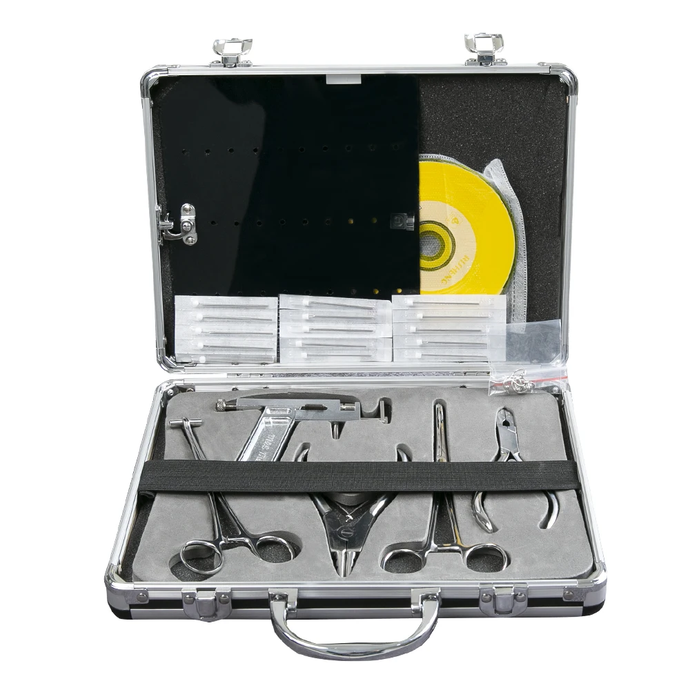 

Top Quality Piercing Supplies Body tattoo Pierce Kit With Fashion Jewelry