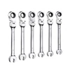 12pcs Ratchet Wrench 8-19mm Keys Set Ratchet Spanners Tools Set Wrenches Universal Flexible Head Wrench Car Repair Hand Tools ► Photo 2/6