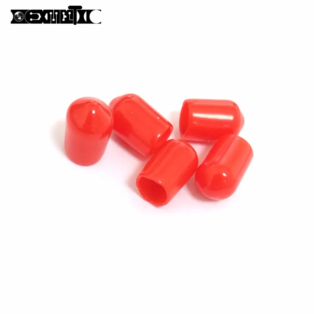 

100pcs SMA Dust cap rubber 6mm red SMA red color for SMA female connector Wholesale price