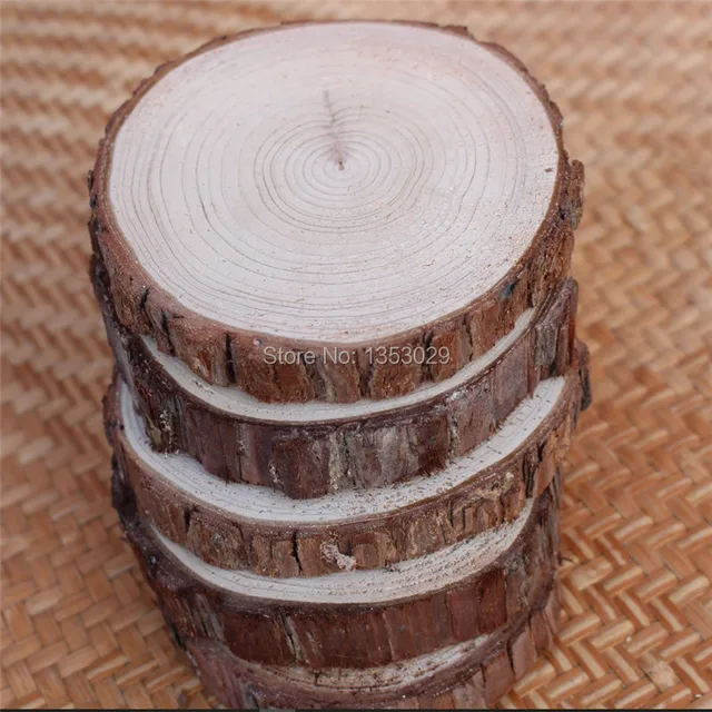 10pcs Diy Handcraft Wood Material Crafts Log Sheet 10pcs Diy Handcraft Wood Material Crafts Log Sheet Wedding Decoration Rustic Home Decor Mariage Marriage Vintage