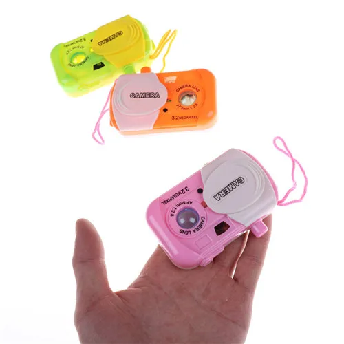 Милые образовательные игрушки мультфильм камера игрушка милые Проекционные игрушки для новорожденных детей случайные цвета 8,5 см* 2,3 см* 4,5 см