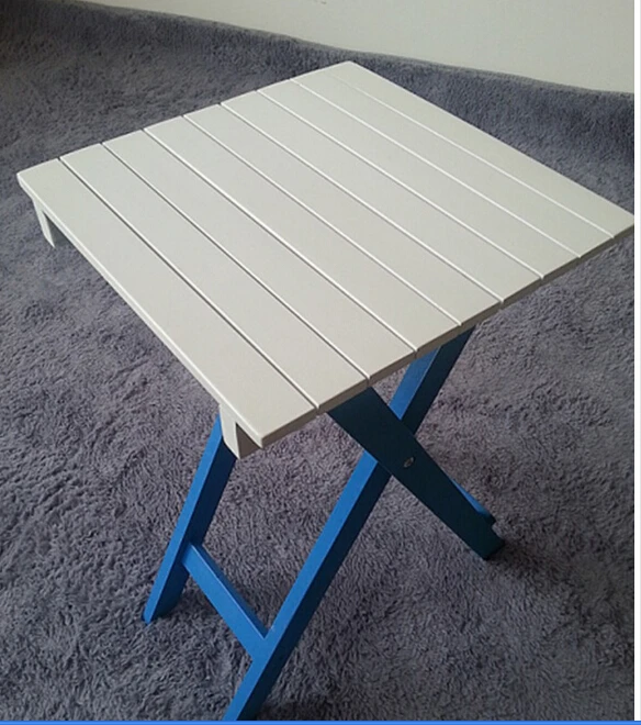 Solid wood folding tables. The small white circle table. The balcony bar computer coffee table