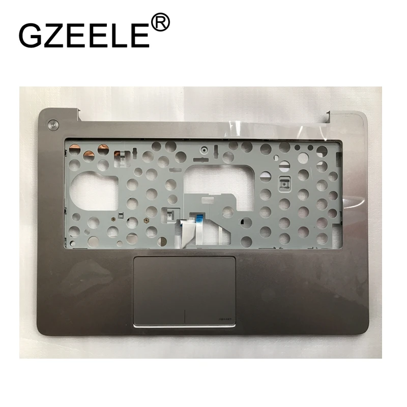 GZEELE для lenovo IdeaPad U410 LZ8 верхний чехол для ноутбука Упор для рук с тачпадом 3KLZ8TALV00 1" верхняя крышка клавиатуры ободок серый
