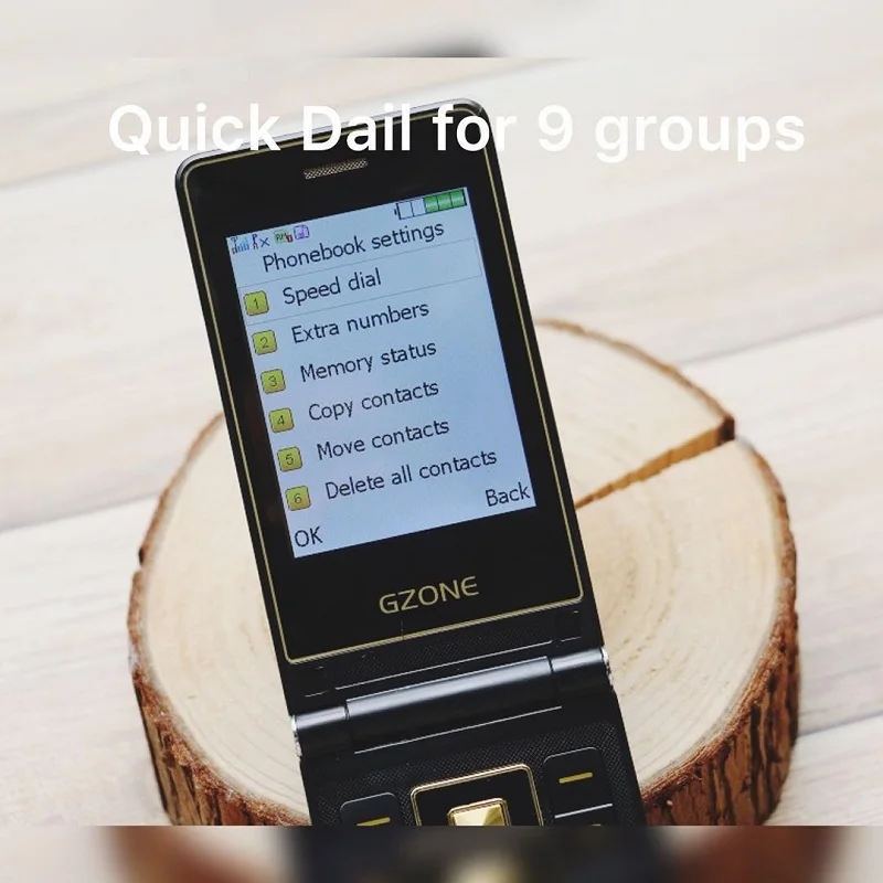 Koop Unlock 2G Touch Display Handschrift Flip Mobiele Telefoon Extra Slanke Licht Quick Dial Grote Russische Key Zwarte Lijst Voor ouderen