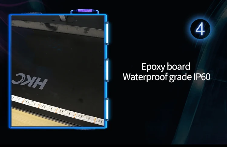 Imported RGB lamp beads Epoxy board waterproof level IP60 wireless remote control  TV background light LDE Light strip