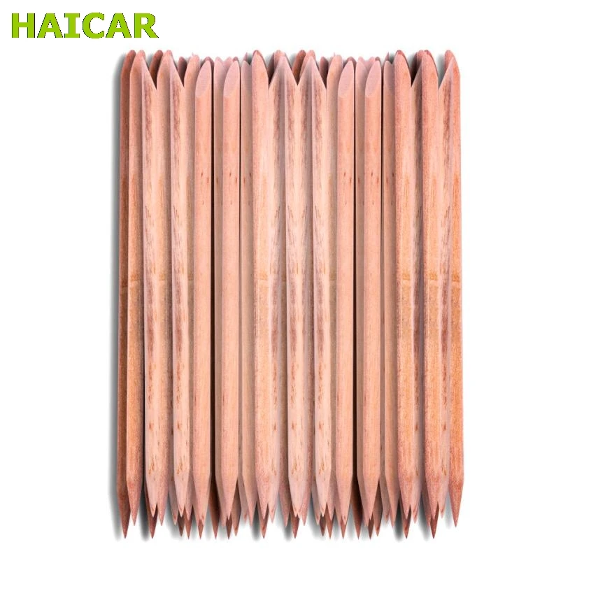 

100Pcs Nail Art Orange Wood Stick Cuticle Pusher Remover Pedicure Manicure Tool 7.4CM For Women Beauty Dropship