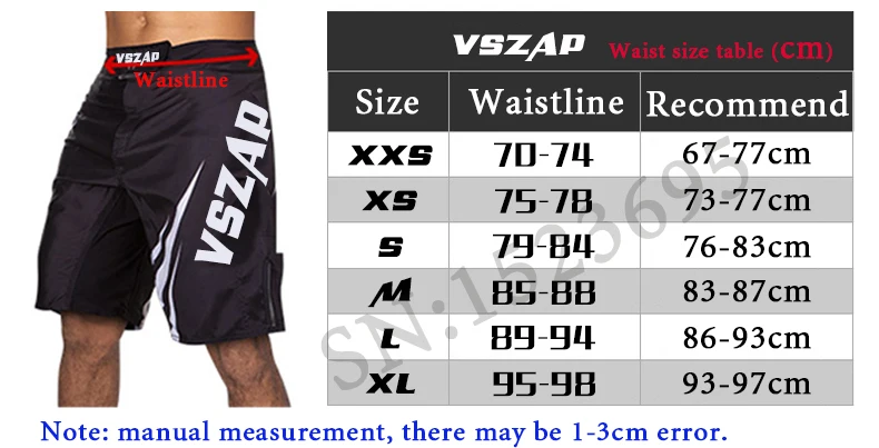 VSZAP Лето Для мужчин Повседневное Пляжные Шорты ММА Бодибилдинг Свободные тренировочные брюки бермуды полиэстер эластичные Фитнес