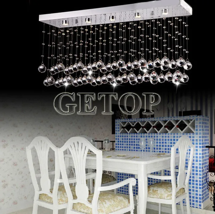 Getop современные потолочные светильники LED хрустальная лампа ресторан