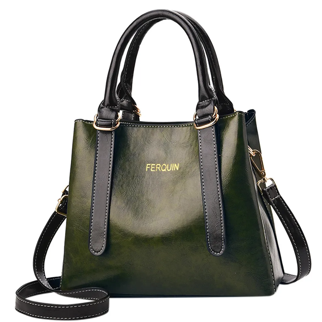 

New Arrival Fashion Luxury Women Handbag PU Leather Shoulder Bags Lady Large Capacity Crossbody Hand Bag Sac A Main*10