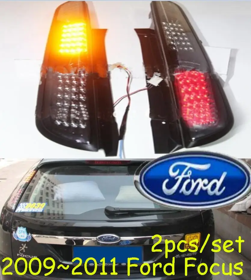 2009, 2010, 2011 год, задний светильник для Ford Focus, задний светильник(для автомобиля с задней Люкой), автомобильные аксессуары, светодиодный DRL Фонарь для фокуса, противотуманный светильник - Цвет: 2009 to 2011 Focus