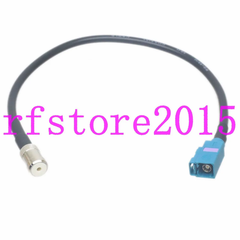 

Car Stereo Fakra Z Jack to ISO Female Antenna Adapter RG58 1FT Cable Audi Ford