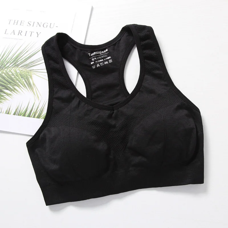 

Women Beauty Back Fitness Bra Fashion Wrapped Chest Underwear Shockproof Bra Refreshing Women's Bra Brassiere