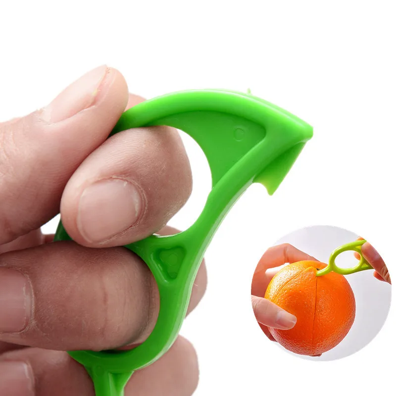 

3/10pcs Open Orange Peel Orange Device Kitchen Gadgets Cooking Tools Lemon Peeler Parer Finger Type(7.5cm*2.5cm )