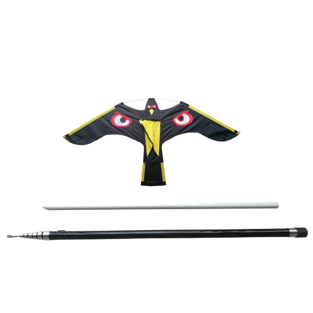 Flying Hawk Kite Bird Scarer,large eagle kites Scarecrow Decoy for Farm