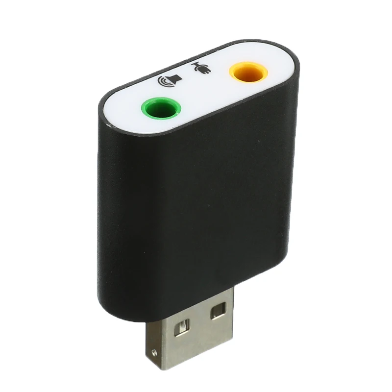 

1pcs Audio Sound Card Adpater Mini External USB 2.0 7.1 CH Virtual Audio Sound Card Adapter Converter for Notebook PC