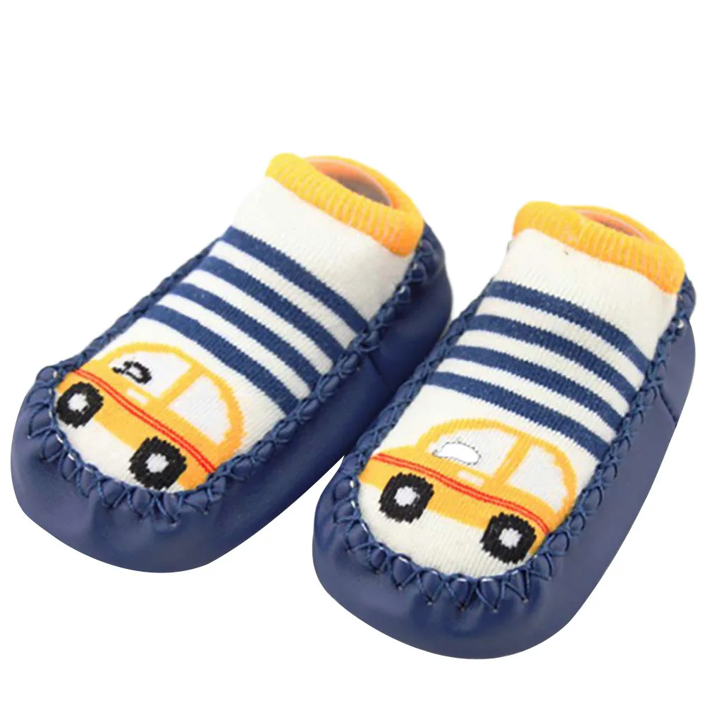 

Newborn Toddler Baby Girl Boy Shoes First Walker Baby Cartoon Newborn Baby Girls Boys Anti-Slip Socks drop shipping