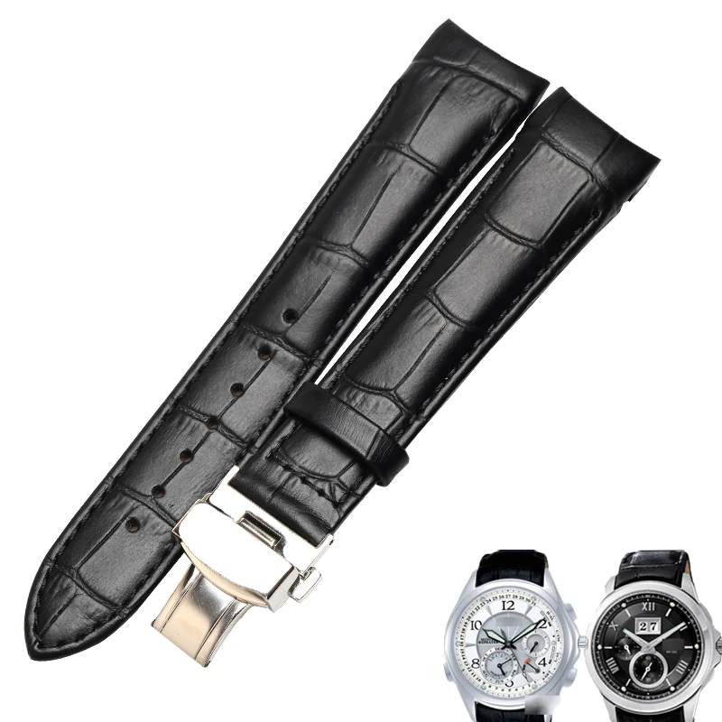 Ремешок WENTULA Citizen для часов BL9002 BL9007 BL9000 из телячьей кожи ремешок натуральной