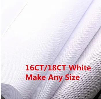

Factory Shop Aida Cloth Fabric Cross Stitch Canvas 16CT OR 18CT 39.37X39.37inch