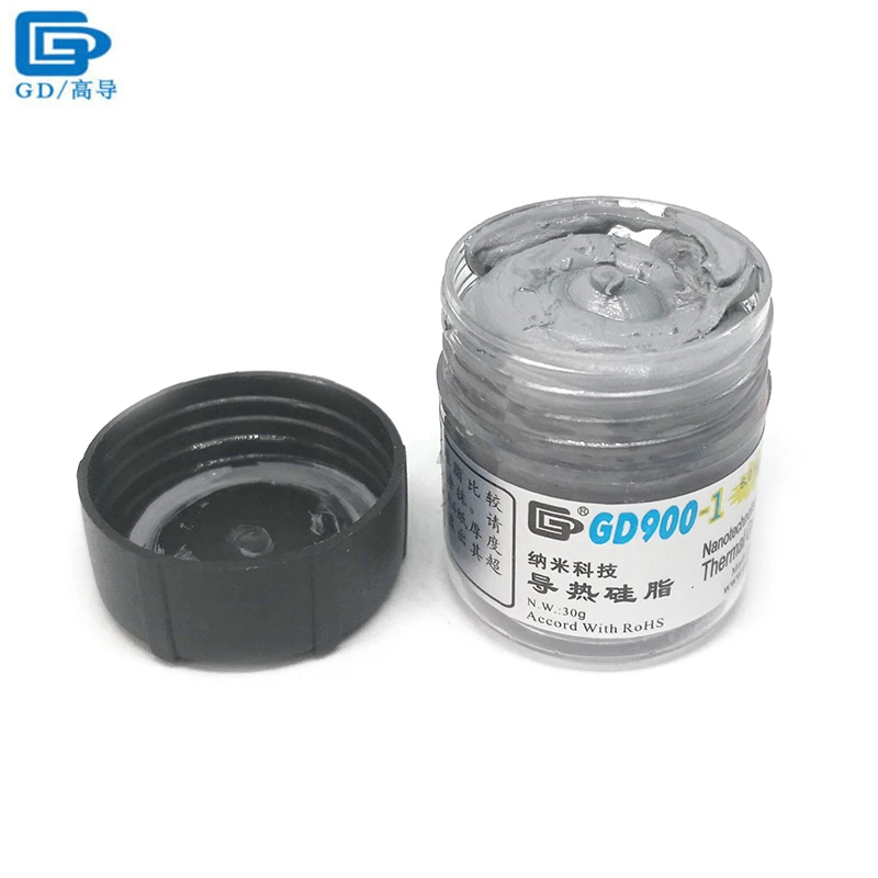 Excellent GD900-1 Thermal Conductive Grease Paste Silicone Plaster Heat Sink Compound 20 Pieces Net Weight 30 Grams Containing Silver CN30 2
