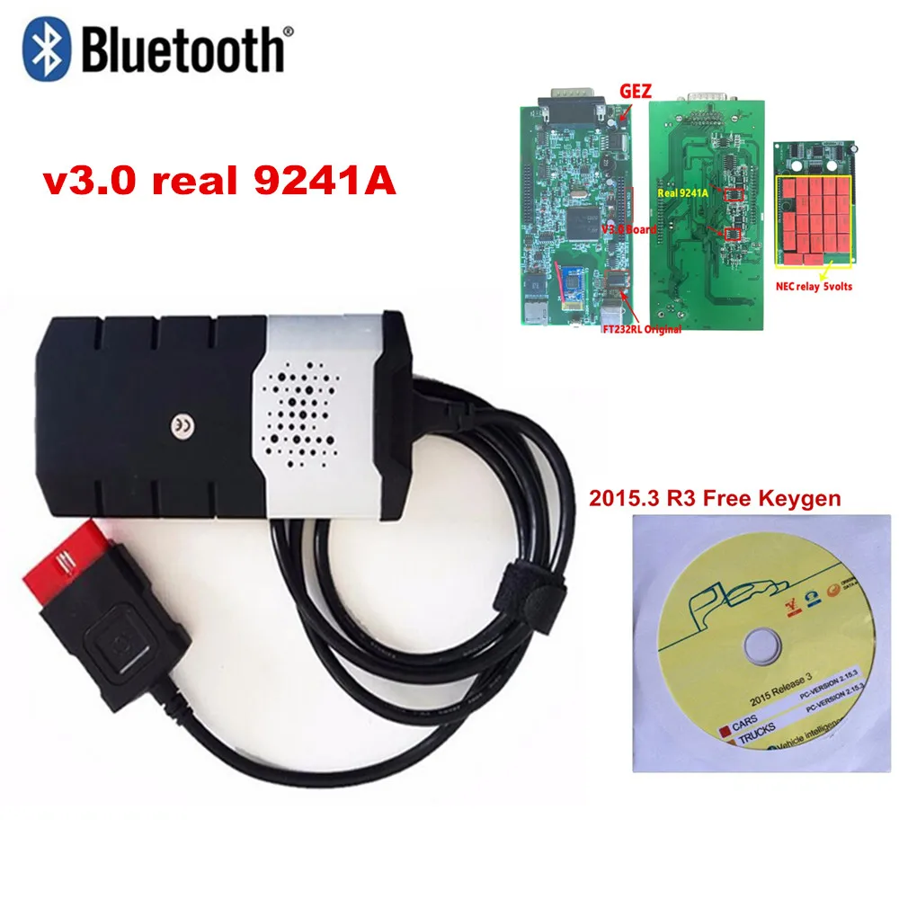 201503/2016R0 адаптер для V3.0 PCB CDP Pro авто диагностический Интерфейс инструмент для delphis VD ds150e CDP Полный набор для autocome CDP