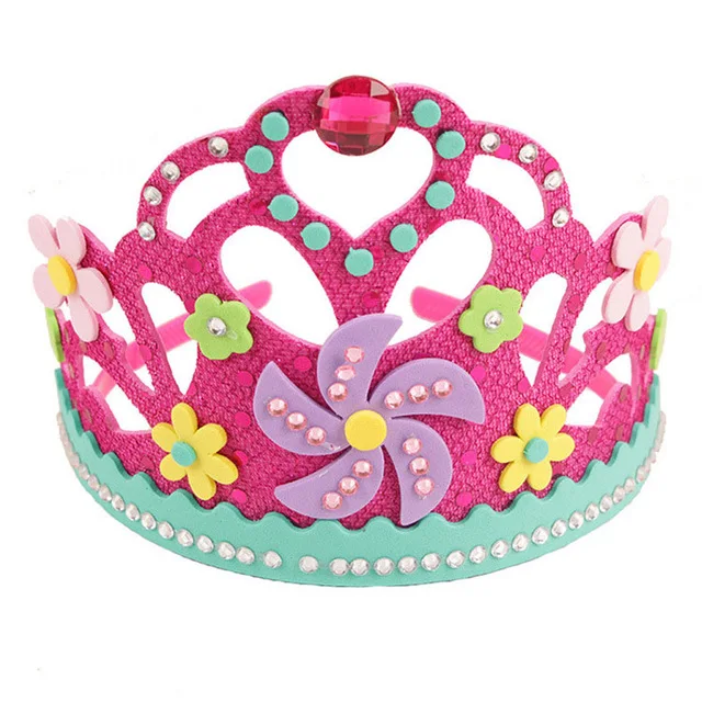 4 шт. красочная корона DIY вечерние игрушки шляпа для детей детский сад Art детей Diy Craft