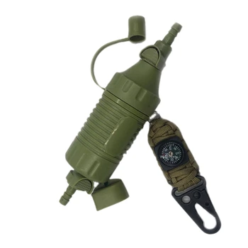 

Mini Water Filter Portable Outdoor Water Straw Filter Camping Hiking Emergency Water Filter Survival Tool