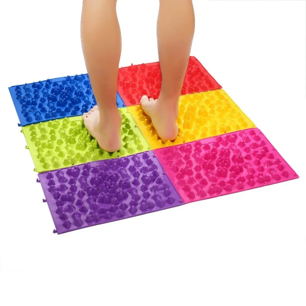 

Toe Pressure Plate Mat Blood Circulation Shiatsu Reflexology Foot Massage Pad Running Man Game Same Type Foot for Pain Relief