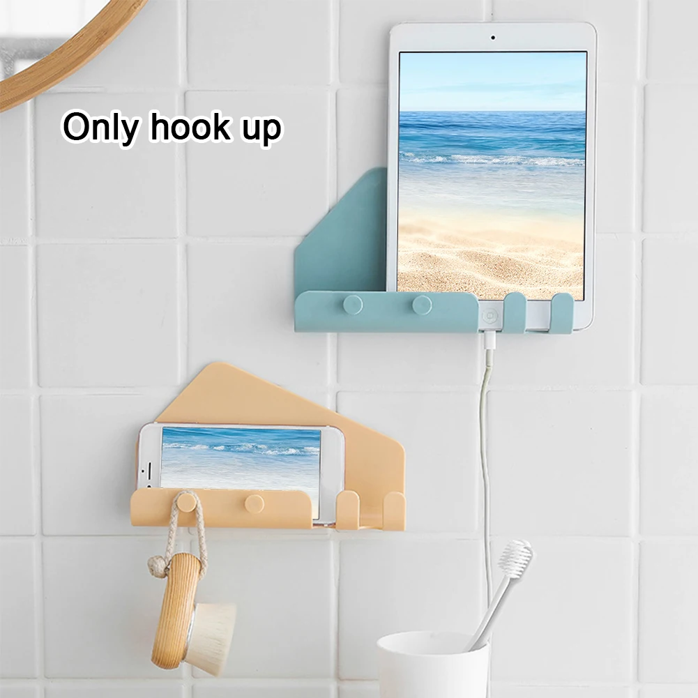 

Mobile Phone Holder Stand For iPhone X 8 7 6 Wall Mount Holder Adhesive Stand for Samsung Phone Tablet Stand Mount Holder