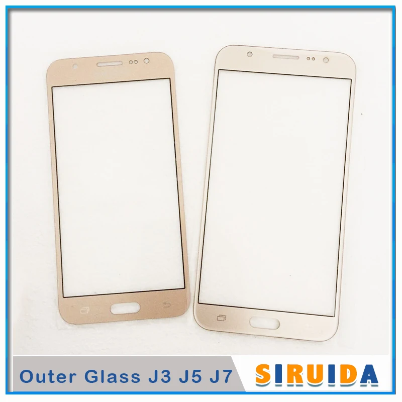 

Repairing For Samsung Galaxy J3 J5 J7 J300 J500 J700F 2015 version Crack LCD Front Outer Touch Screen Glass