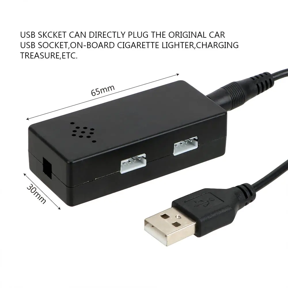 Автомобильный USB светодиодный режим звездного света контроллер вспышки сенсорный и звуковой контроль RGB музыкальный ритм автомобильный плафон внутреннего освещения