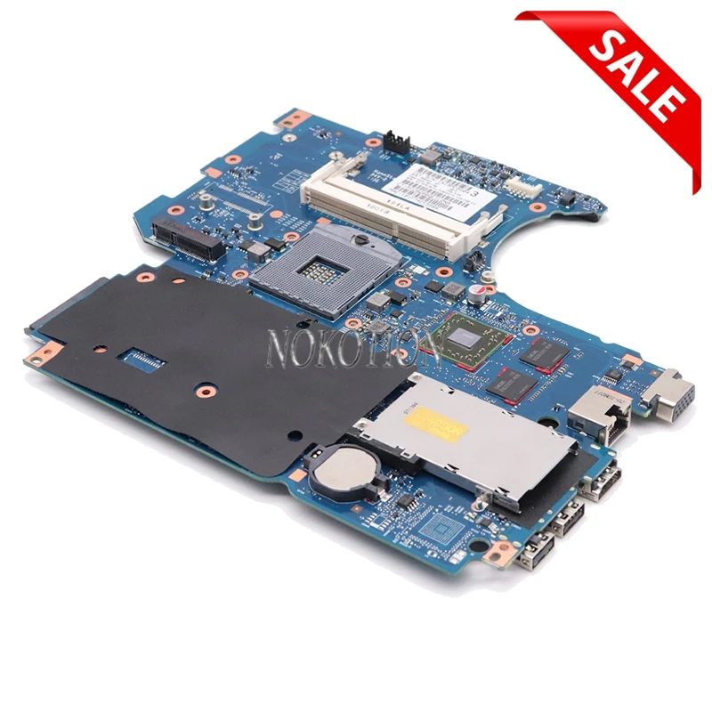 NOKOTION Материнская плата ноутбука для hp 4530S 4730S 6050A2465501 670795-001 HM65 чипсет 1 ГБ графическая карта DDR3 Материнская плата